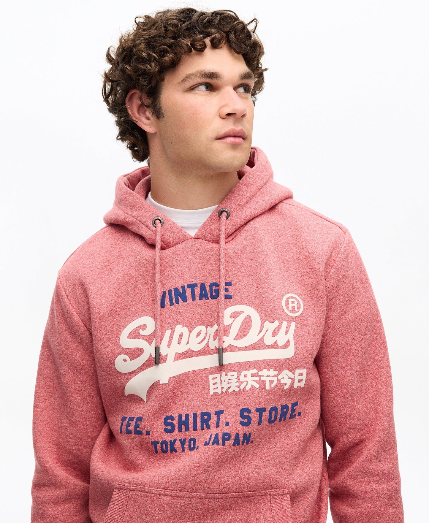Vintage Logo Relaxed Hoodie | Mid Red Grit