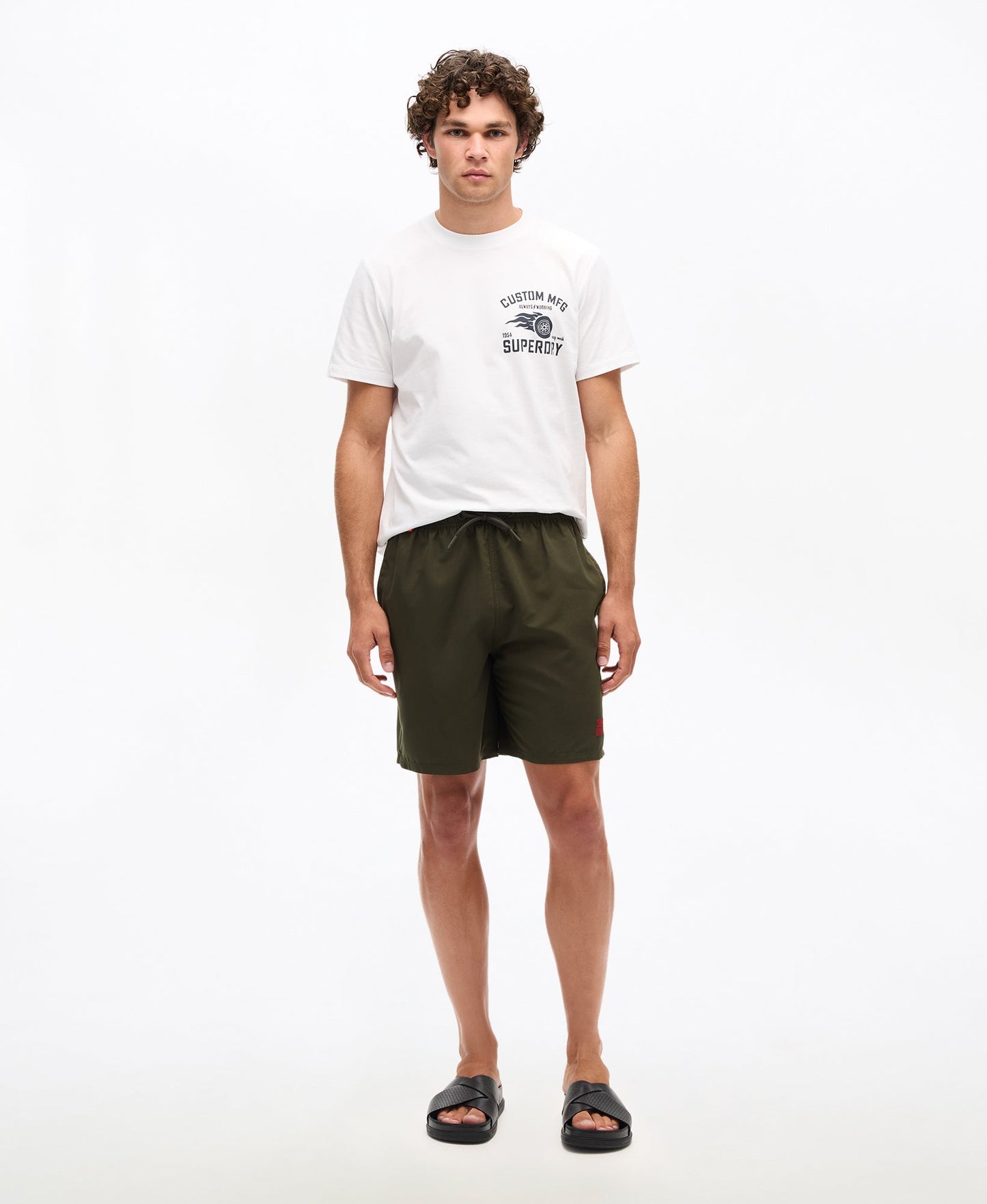 Essential 17'' Swim Short | Surplus Goods Olive Green