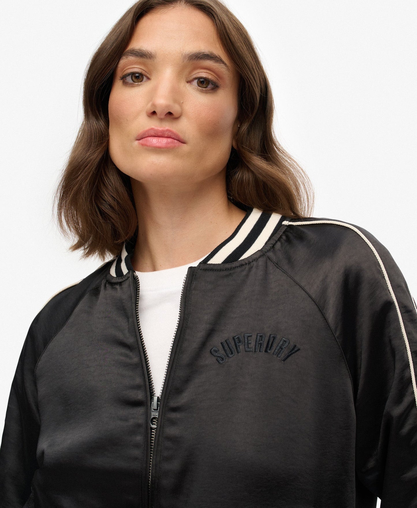 Suikajan Embroidered Bomber | Black