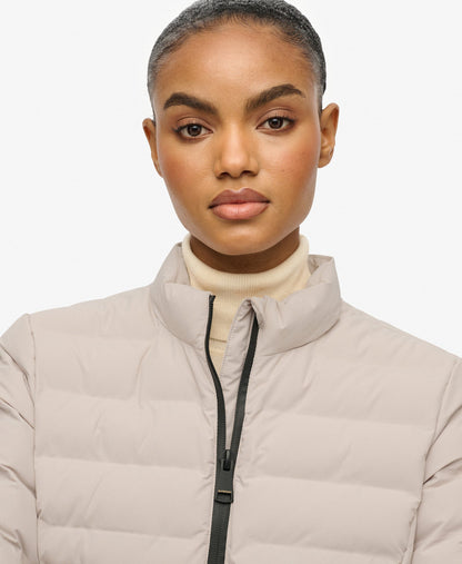 City Fuji Padded Slim Fit Jacket | Chateau Grey