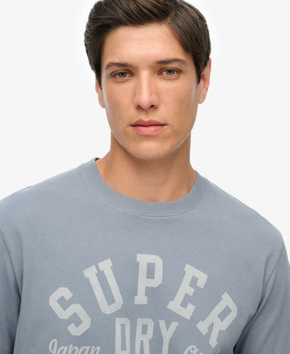 Athletic Essential Tee | Flint Stone Blue Grey