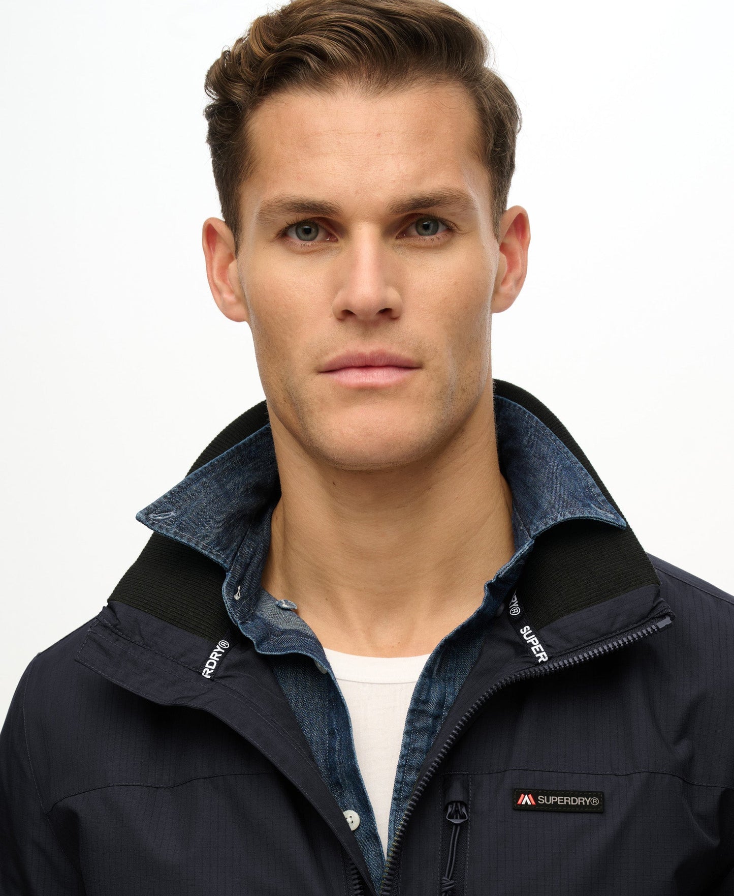 Non Hood Logo Windbreaker | Eclipse Navy