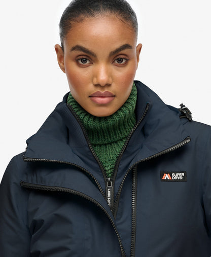 Hooded Mountain Windbreaker Jacket | Eclipse Navy