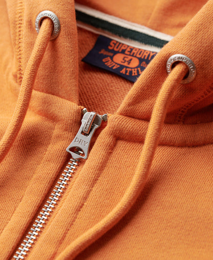 Essential Logo Slim Fit Ziphood | Mojave Orange