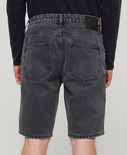 Straight Shorts | Wisconsin Washed Black