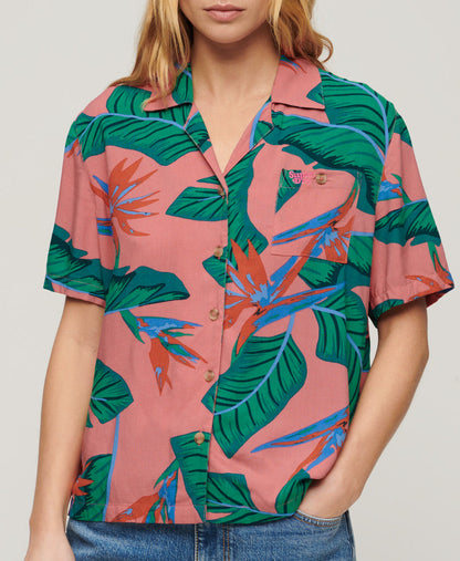 Beach Resort Shirt | Pink Paradise