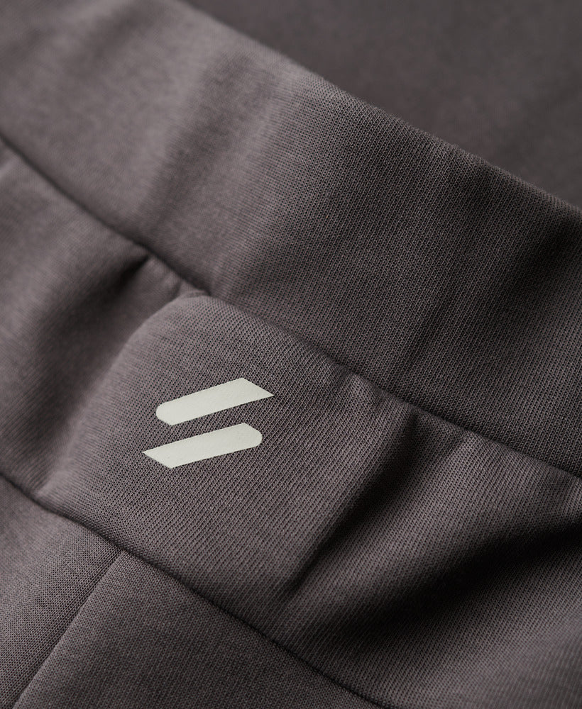 Sport Tech Logo Tapered Shorts | Dark Slate Grey
