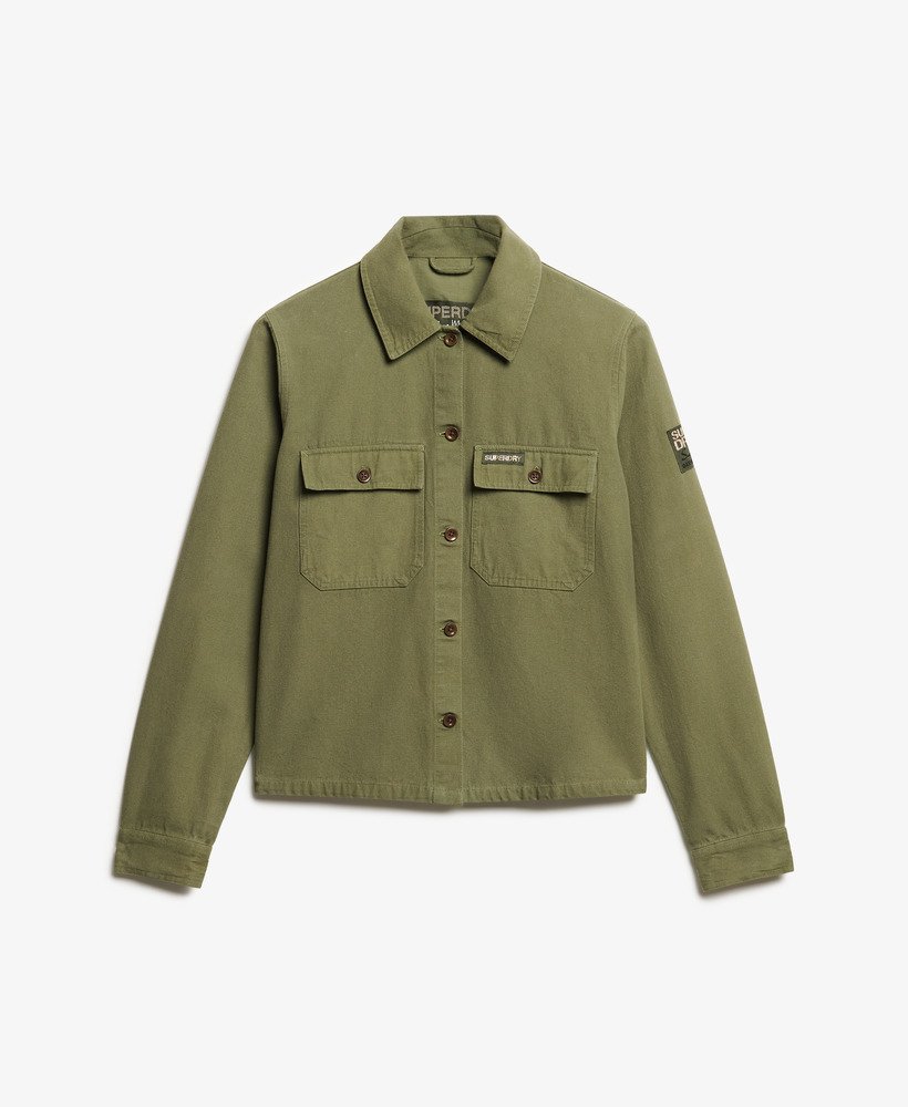 St Tropez Military Shirt | Wild Khaki