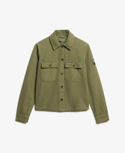 St Tropez Military Shirt | Wild Khaki