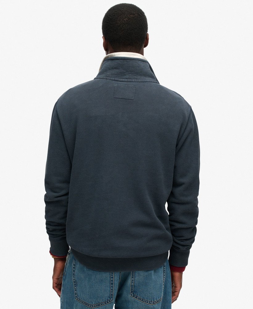 Track &amp; Field Graphic Half Zip | Eclipse Navy