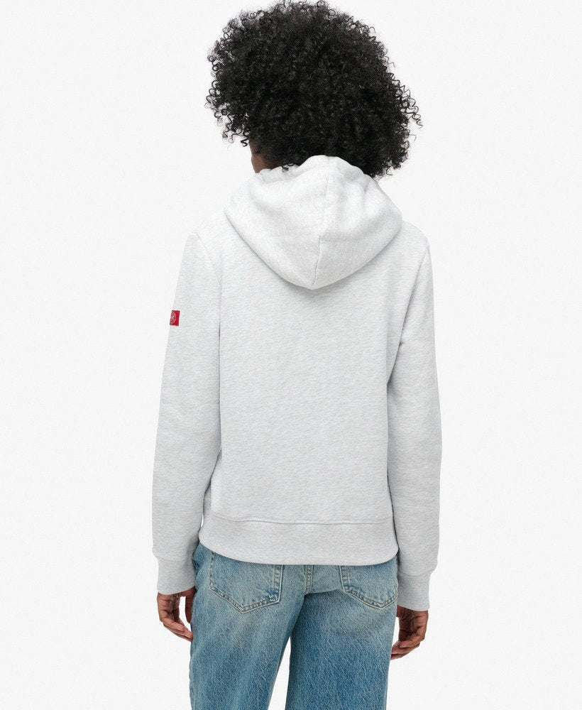 Embroidered Vintage Logo Graphic Hoodie | Ice Marle