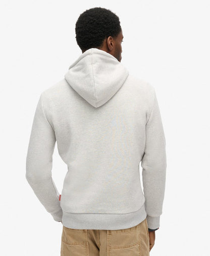 Duo Vintage Logo Hoodie | Glacier Grey Marle