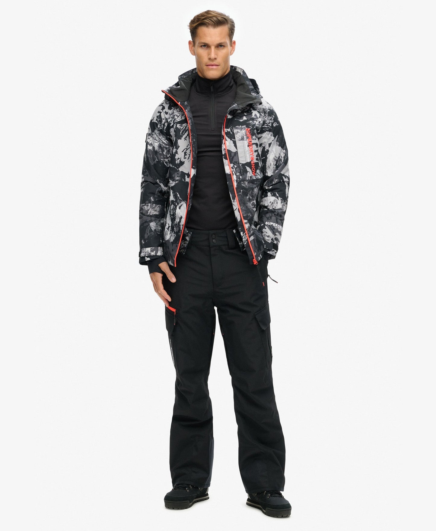 Ski Freestyle Core Jacket | Volcanic Mountain Camo Grey