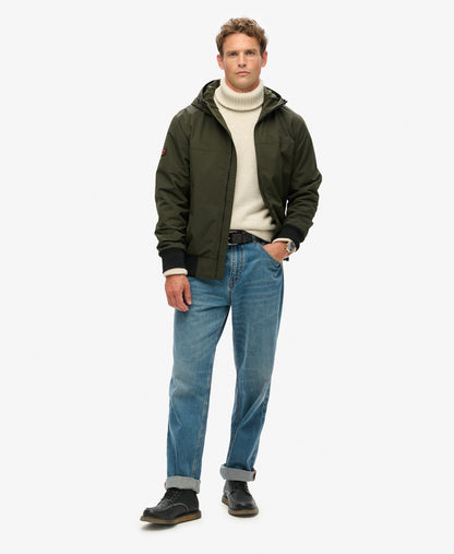 Surplus Nylon Hooded Bomber | Surplus Goods Olive Green