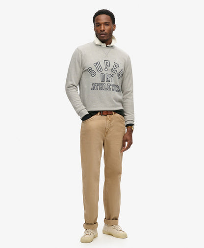 Athletic Printed Sweatshirt | Athletic Grey Marle