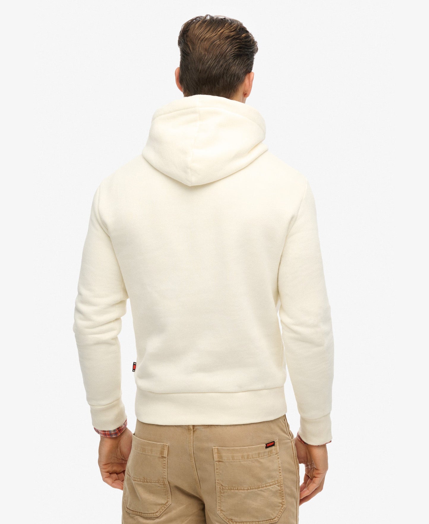 Leather &amp; Boot Co Script Hoodie | Cream