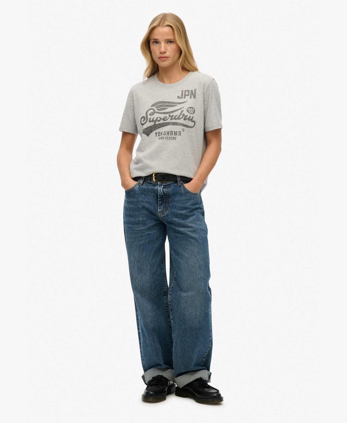 High Flyers Tee | Grey Marle