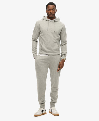 Plain Slim Fit Hoodie | Grey Marle