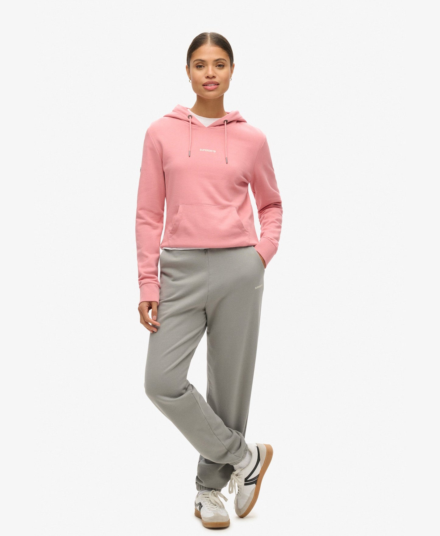 Plain Hoodie | Smoke Rose