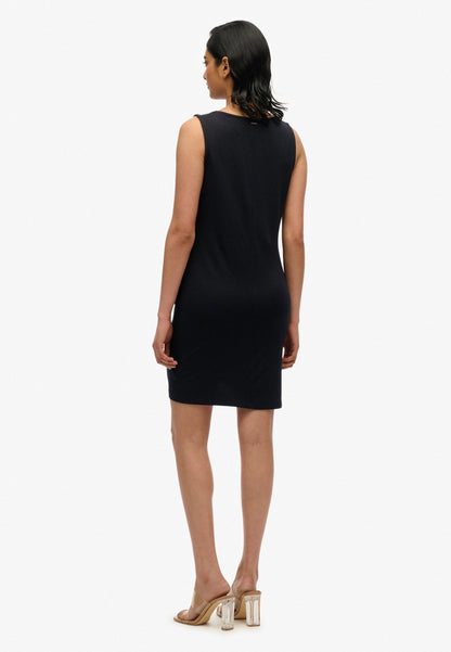 Vest Mini Dress | Black