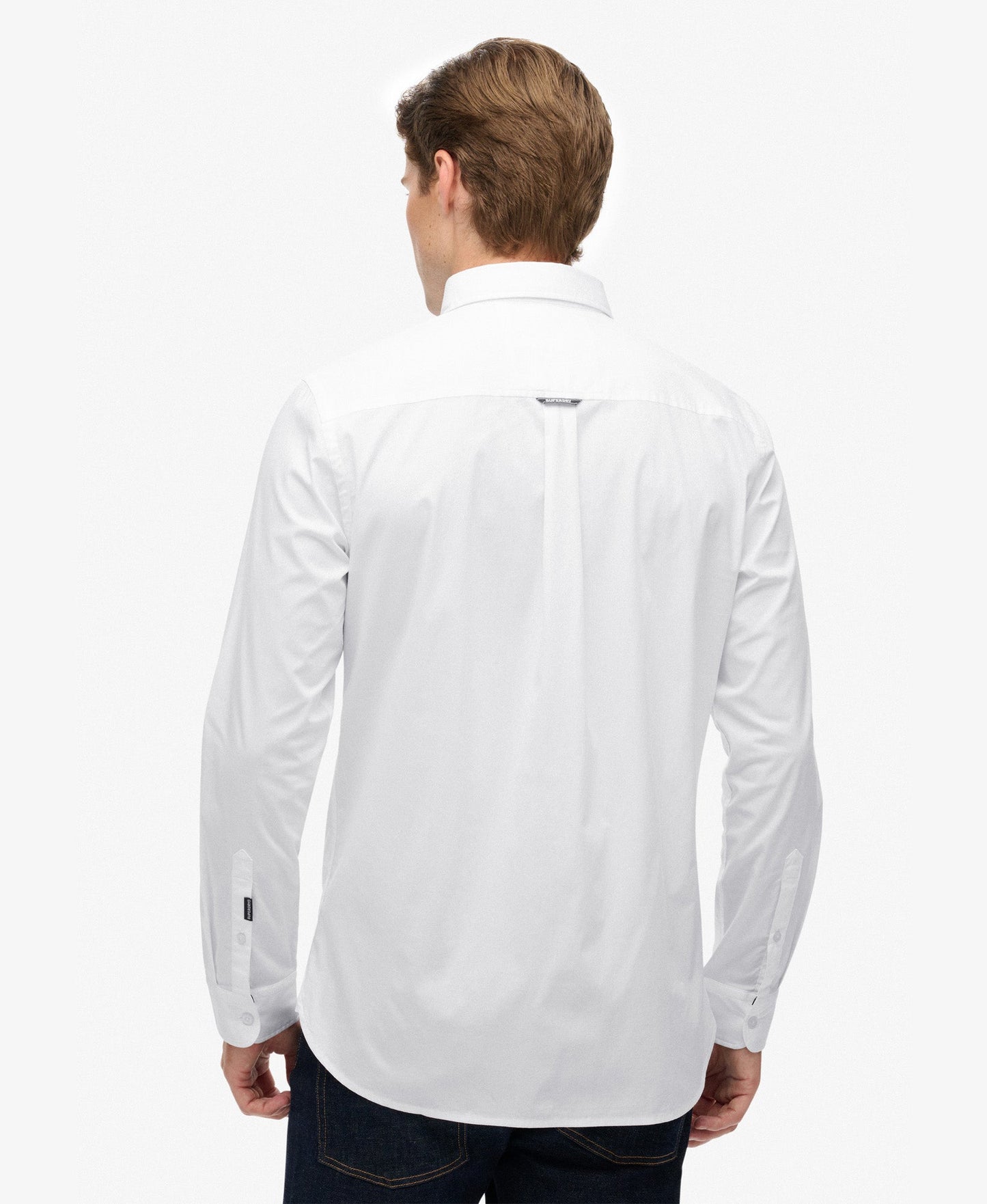 Essentials Tailored Lite Slim Fit Shirt | Optic