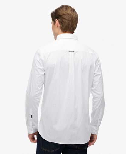 Essentials Tailored Lite Slim Fit Shirt | Optic