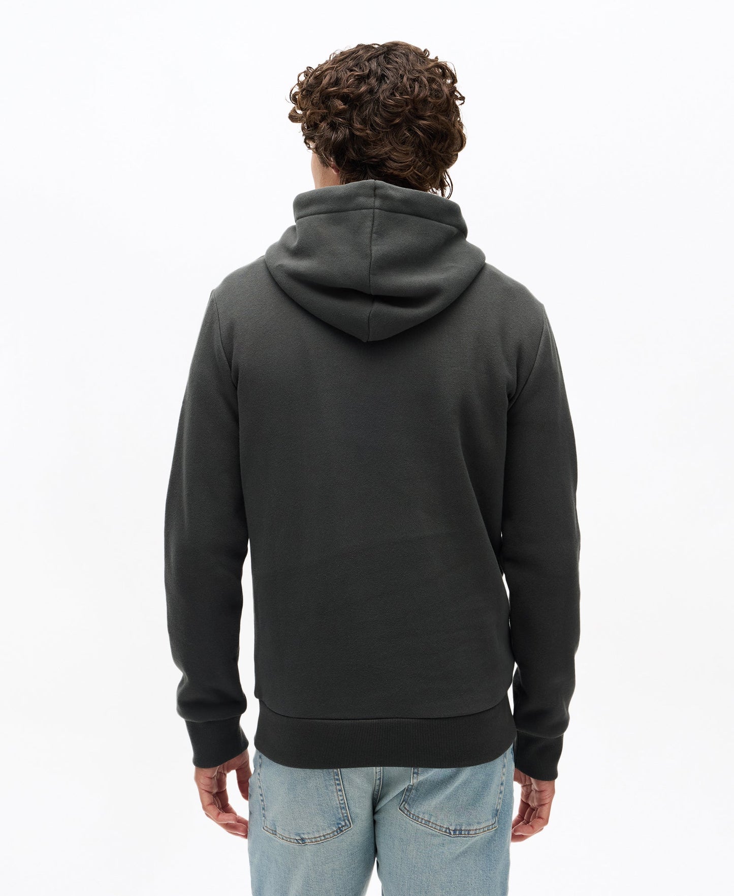 Vintage Logo Relaxed Hoodie | Washed Black
