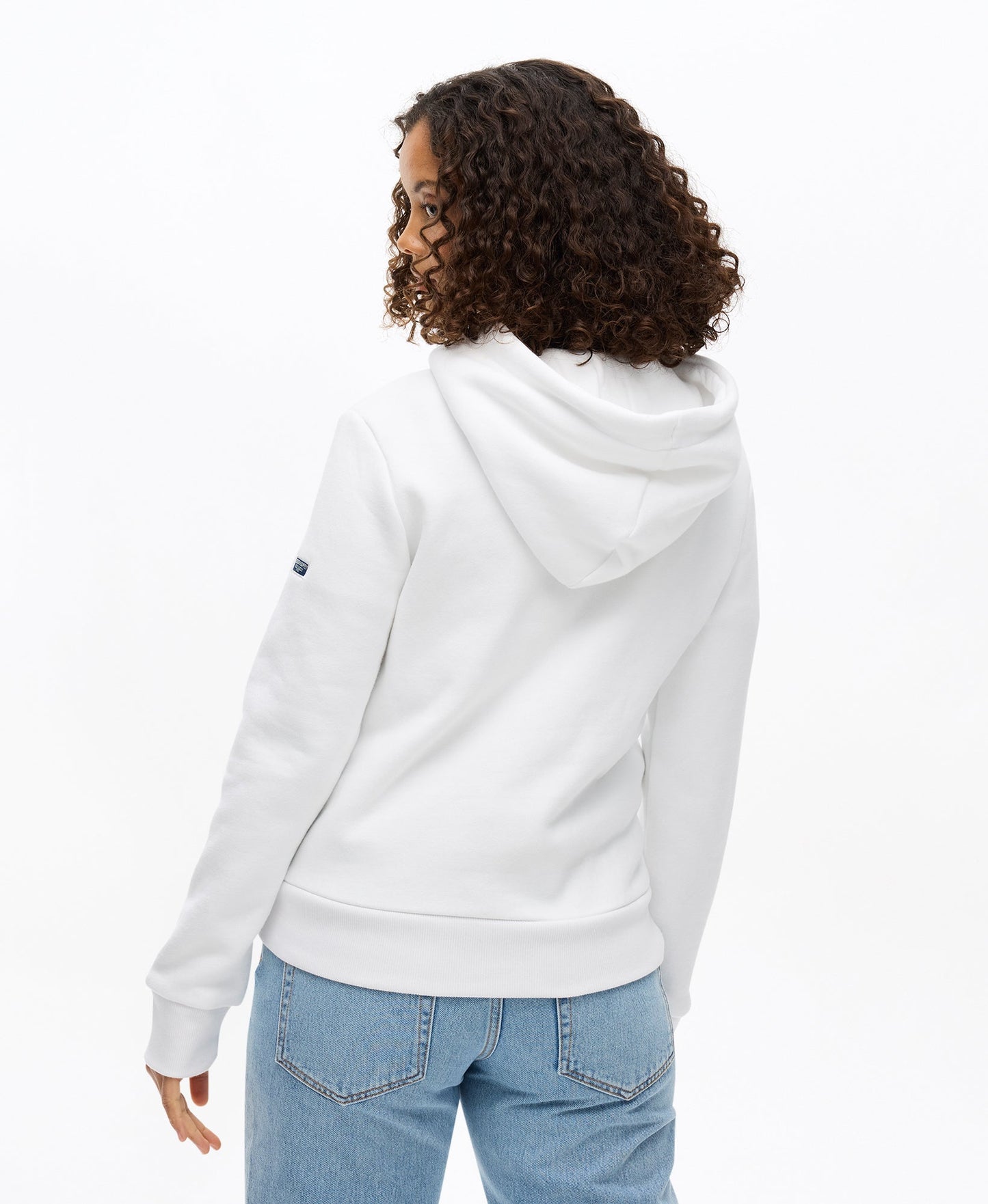 Core Logo Hoodie | White