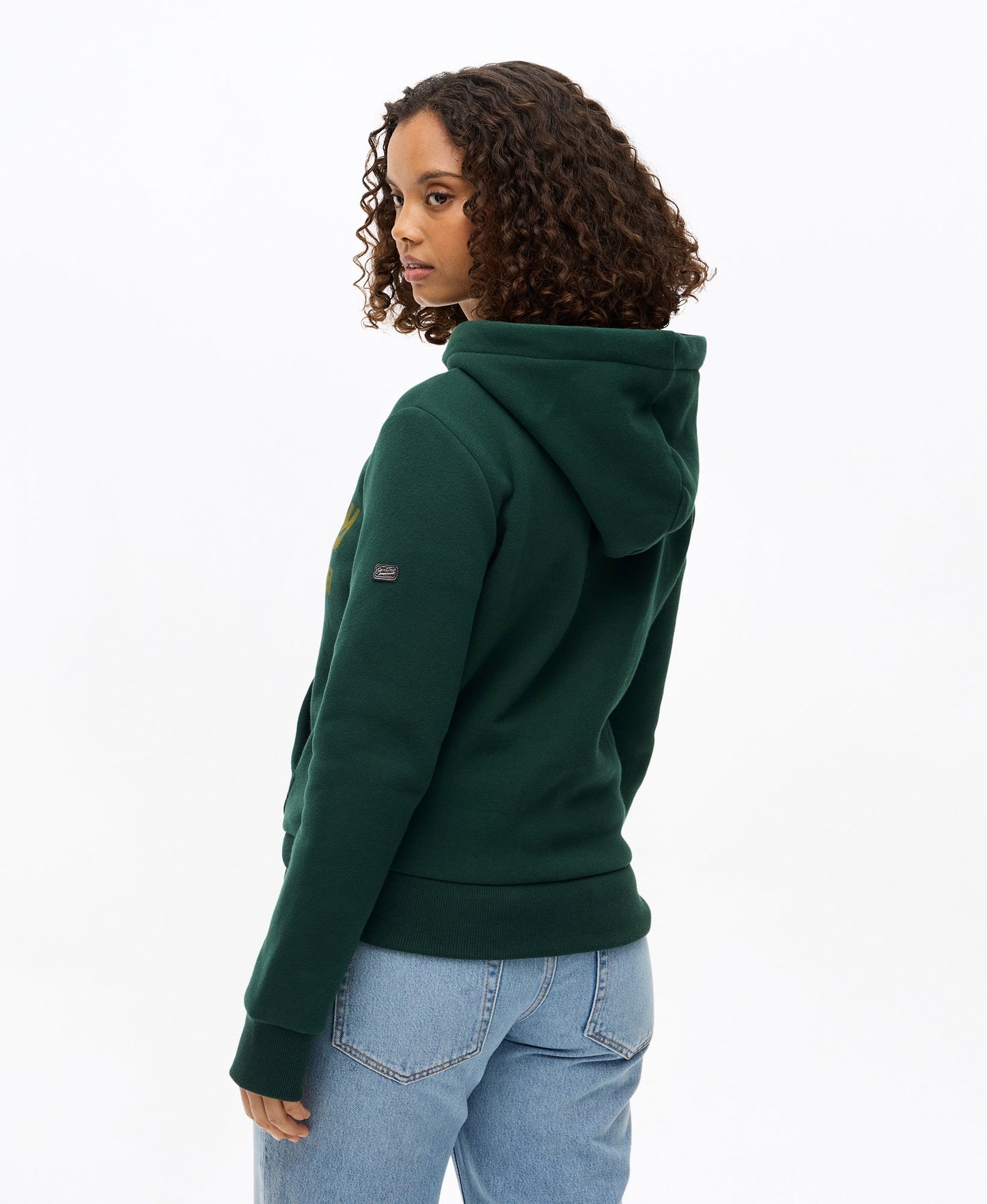 Vintage Logo Relaxed Hoodie | Enamel Green