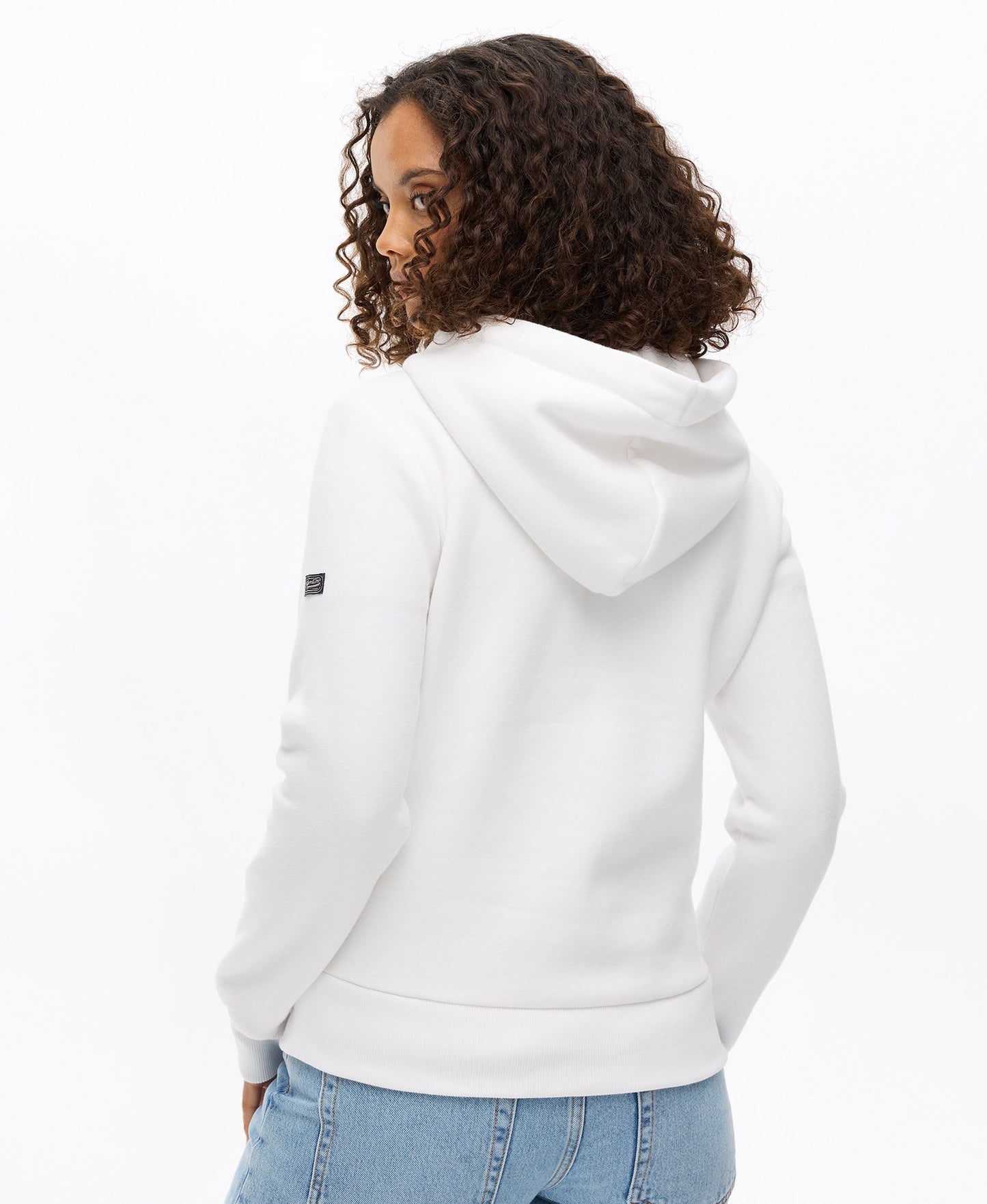 Vintage Logo Relaxed Hoodie | Optic/Purple