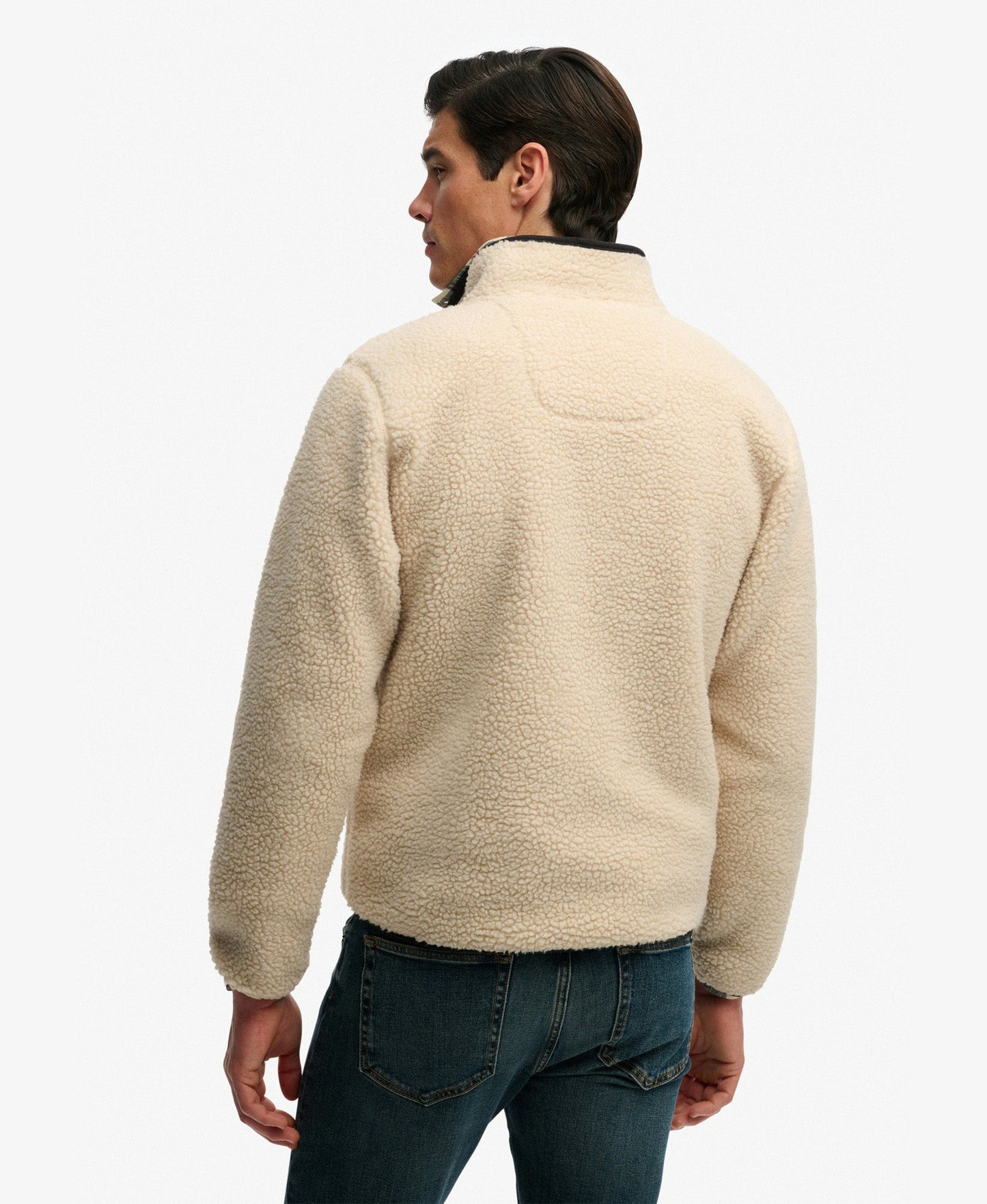 Outdoor Full Zip Fleece | Oatmeal Beige