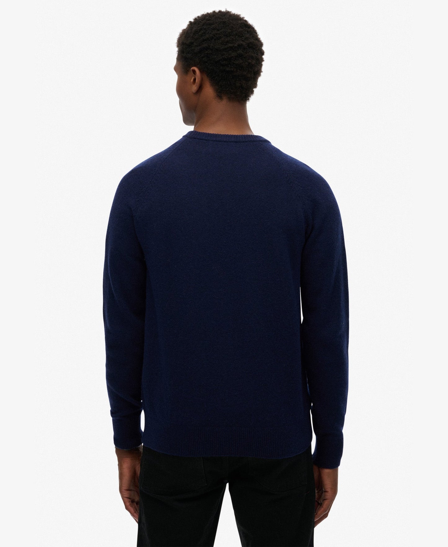 Wool Blend Jumper | Mariner Blue Marle