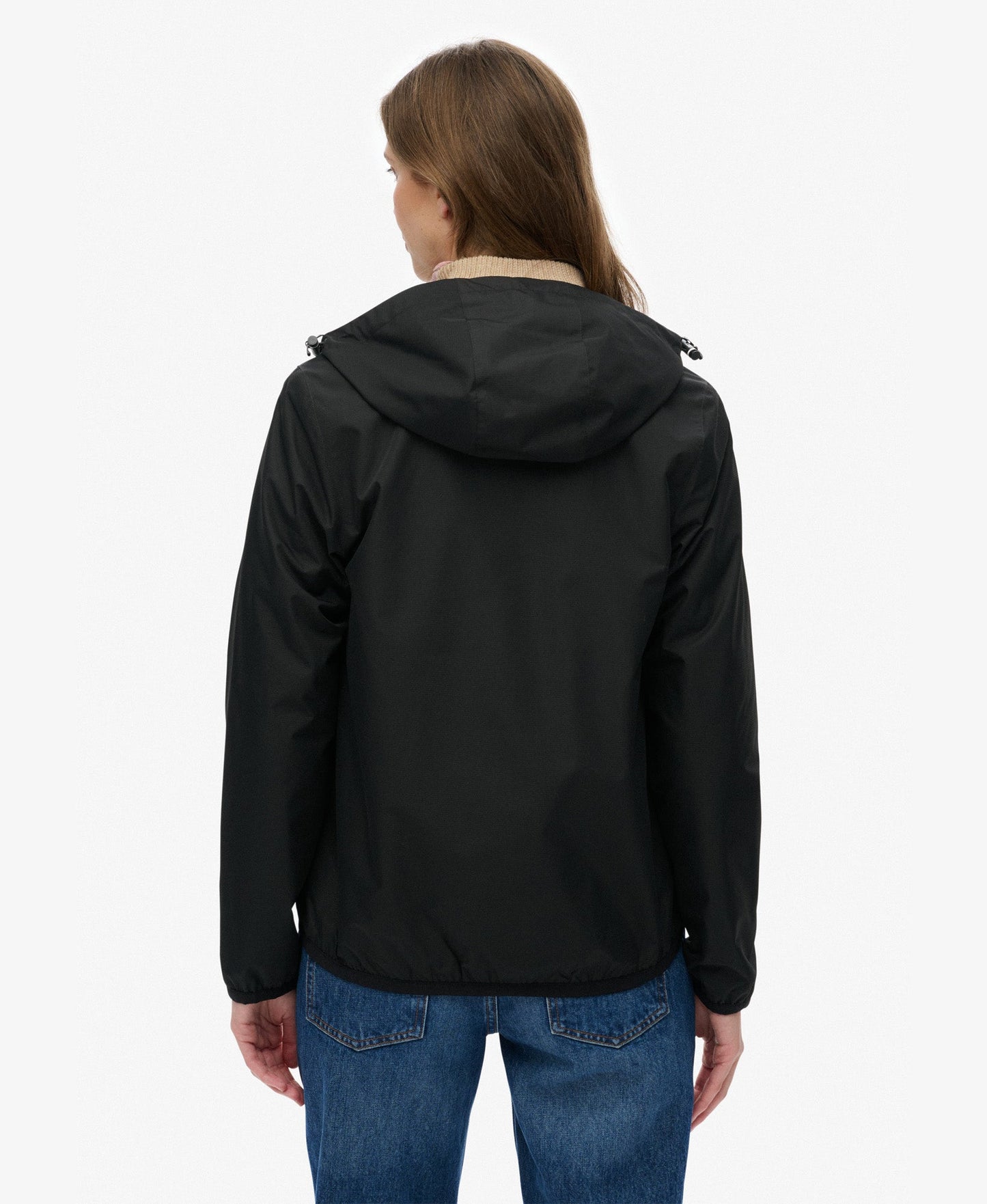 Essential Tri Windbreaker Jacket | Black