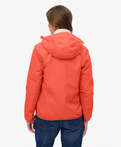 Essential Tri Windbreaker Jacket | Hot Coral