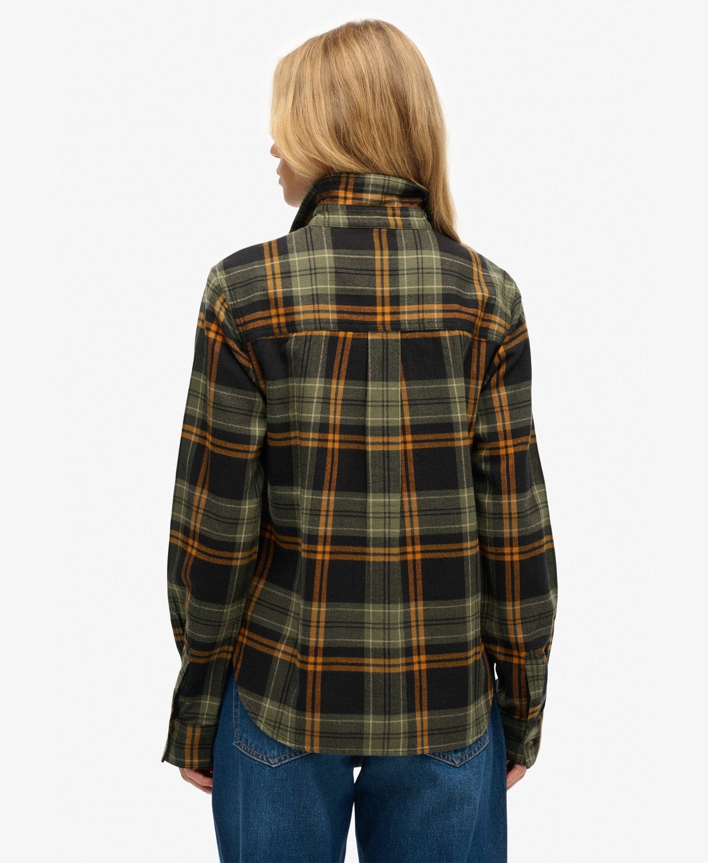 Lumberjack Check Flannel Shirt | Black/Green Check