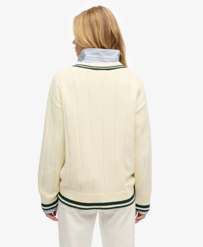 Cricket Club Jumper | Off White