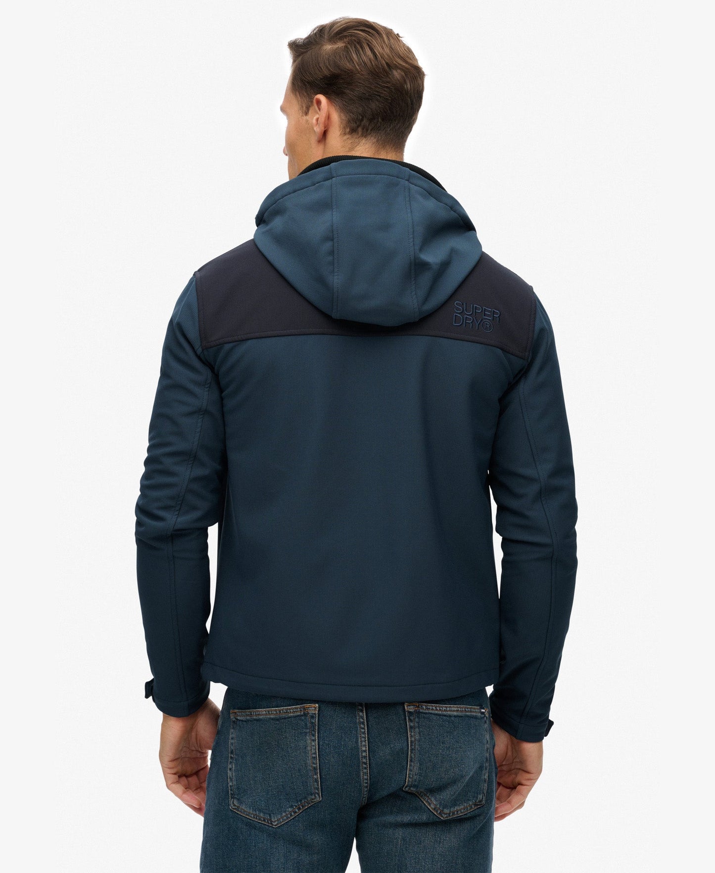 Hooded Softshell Tech Trekker | Flex Navy