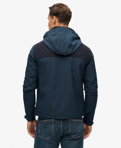 Hooded Softshell Tech Trekker | Flex Navy