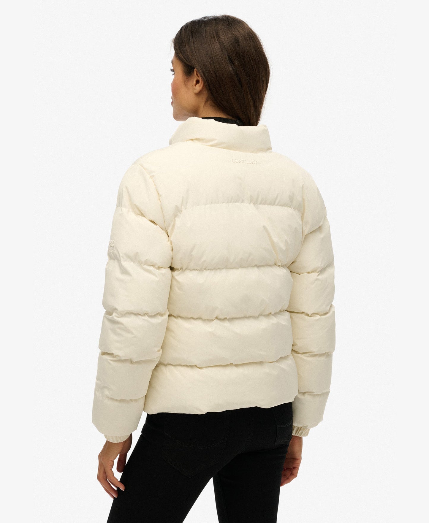 Non Hooded Sports Puffer Jacket | Off White