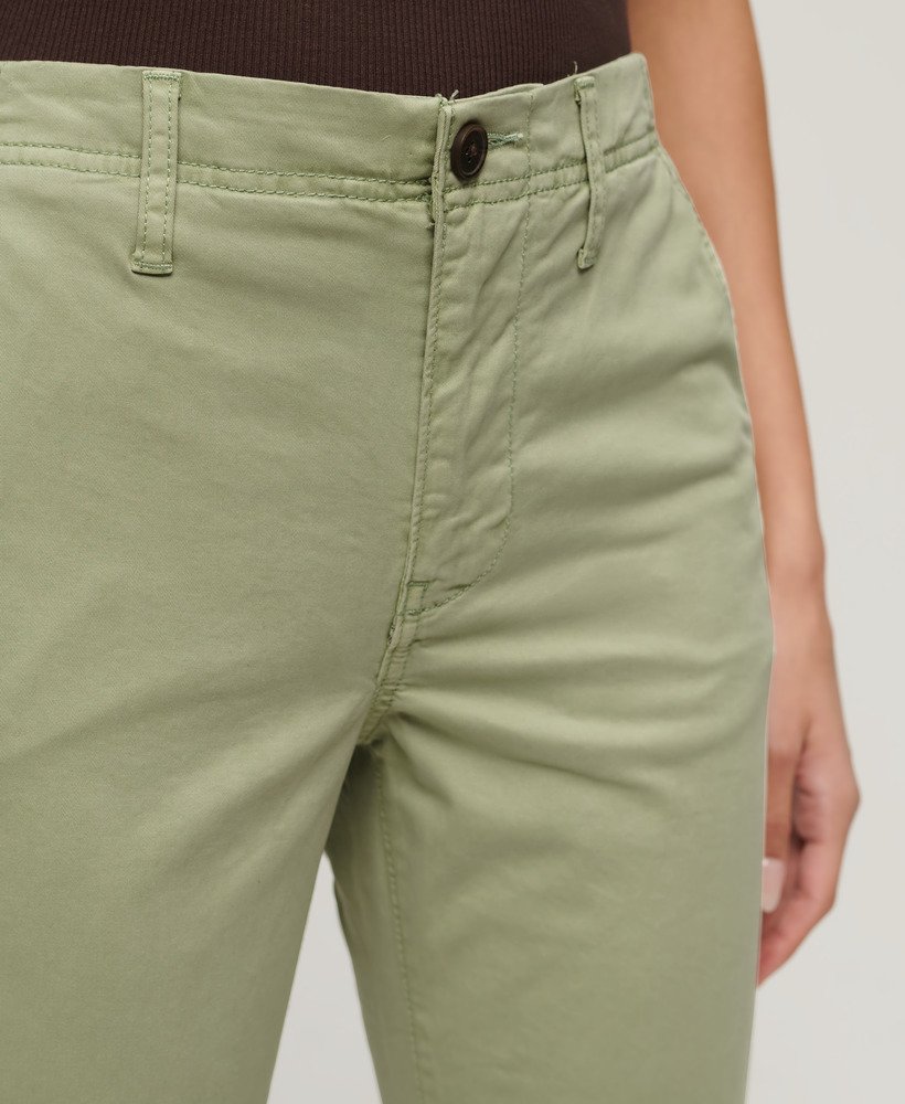Mid Rise Chino | Dusty Mint Green