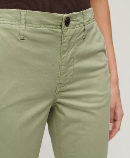 Mid Rise Chino | Dusty Mint Green