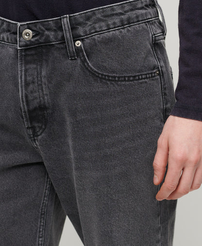 Straight Shorts | Wisconsin Washed Black