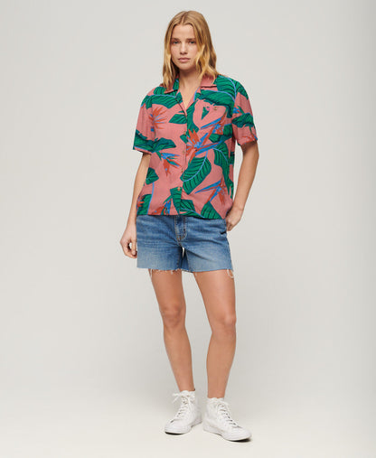 Beach Resort Shirt | Pink Paradise