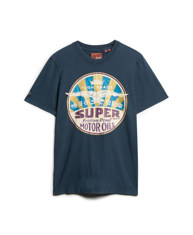 Workwear Gasoline Graphic Tee | Eclipse Navy