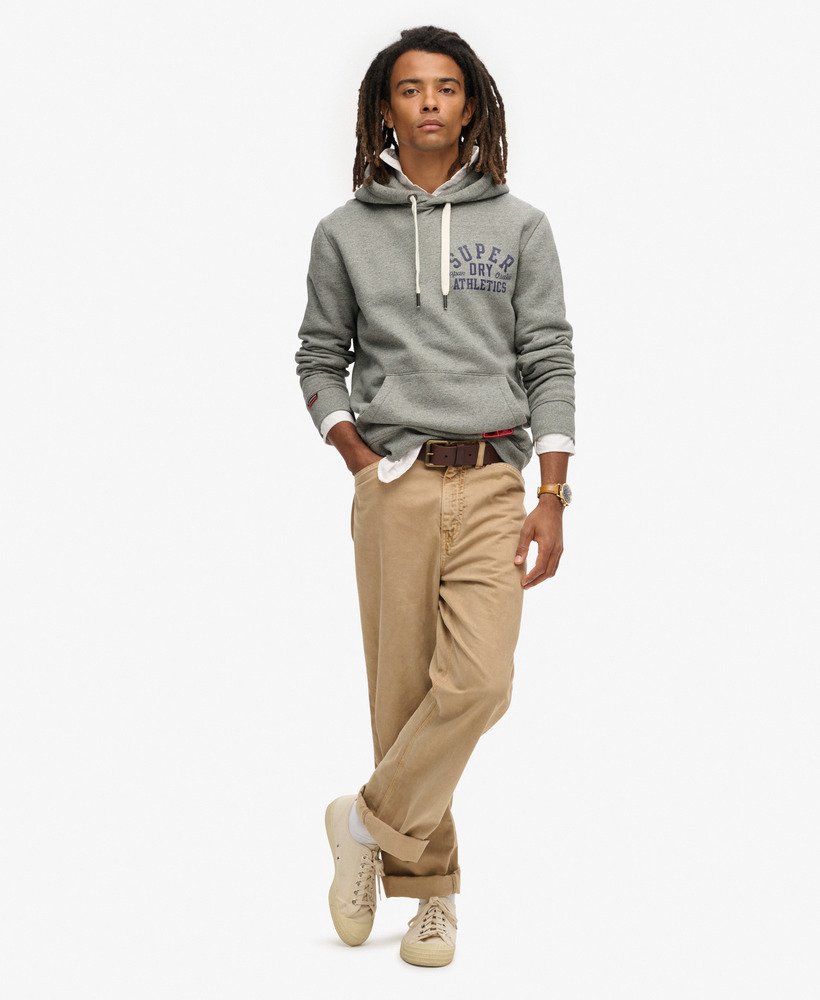 Track &amp; Field Graphic Hoodie | Light Grey True Grit