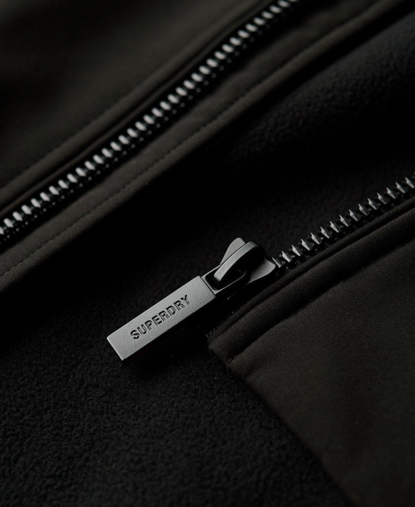 Hooded Classic Trekker Slim Fit Jacket | Black