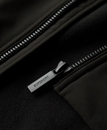 Hooded Classic Trekker Slim Fit Jacket | Black
