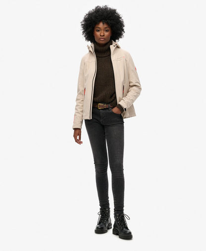Hooded Classic Trekker Slim Fit Jacket | Chateau Grey
