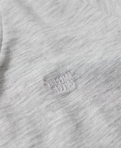 Scoop Neck Slim Fit Tee | Pepper Grey Marle
