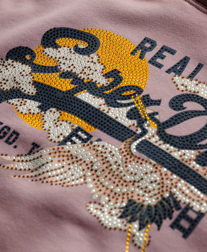 Vintage Logo Tokyo Relaxed Hoodie | Grape Shake Purple